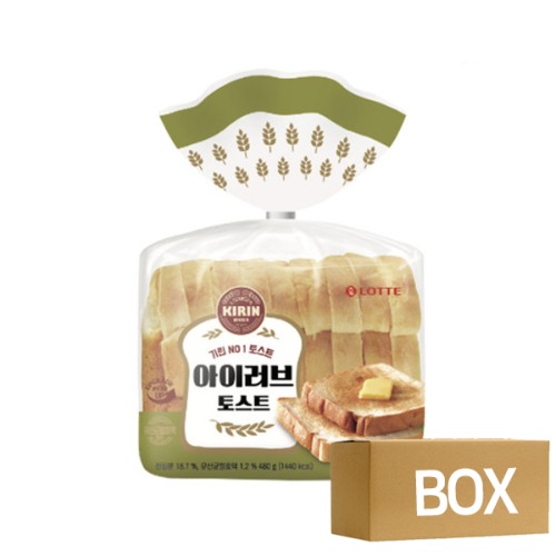 롯데 아이 러브 토스트 식빵 400g X 5봉 1박스