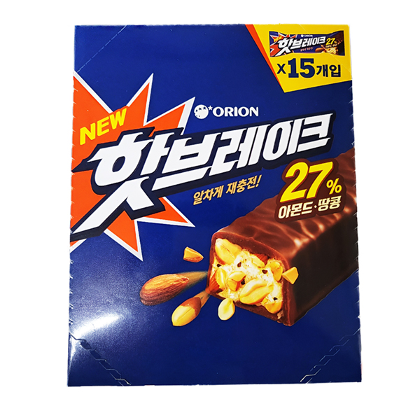 오리온 핫브레이크 45g X 15개입 1곽