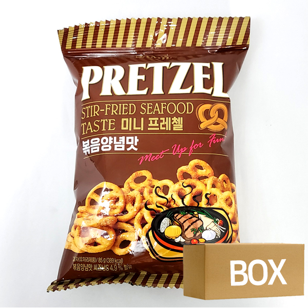 삼진 미니 프레첼 볶음양념맛 85g x 24봉 1박스