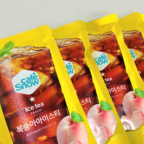 카페스노우 복숭아아이스티 230ml X 10개입 1곽