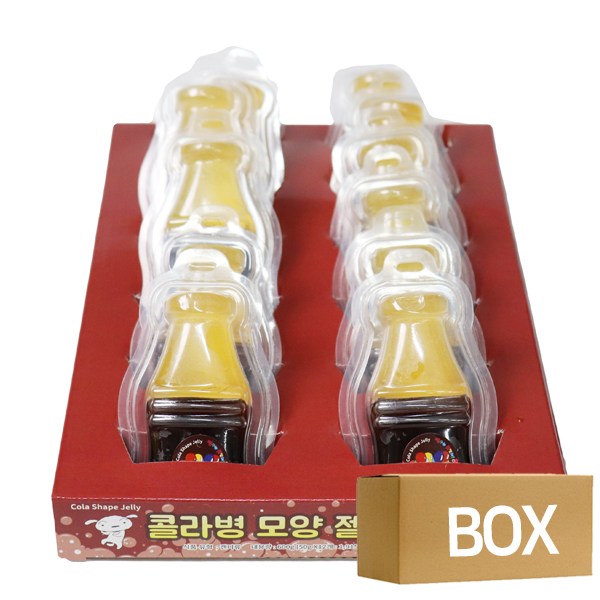 신짱 빅 콜라병 모양 젤리 50g X 12개 X 6곽 1박스