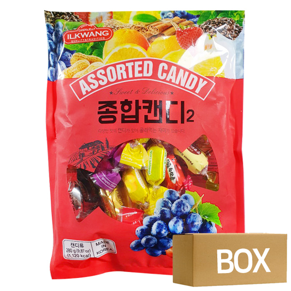 일광제과 종합캔디 280g 10봉 1박스