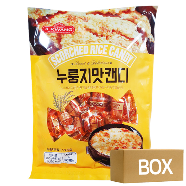 일광제과 누룽지맛캔디 280g 10봉 1박스