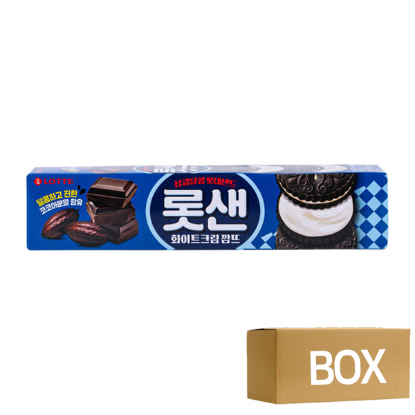 롯데 롯샌 화이트크림 깜뜨 105g X 30개 1박스