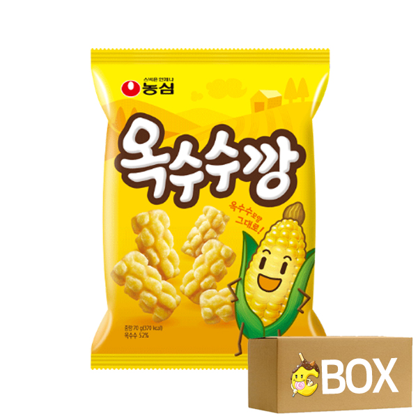 농심 옥수수깡 70g X 16개입 1박스