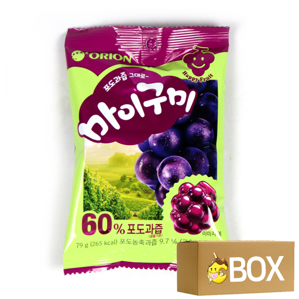 오리온 마이구미 포도 79g X 10개입 X 4곽 1박스