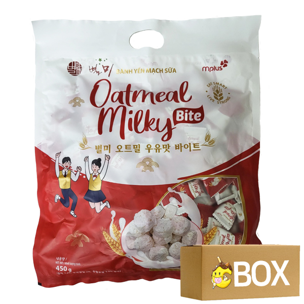 별미 오트밀 우유맛 바이트 450g X 12개입 1박스