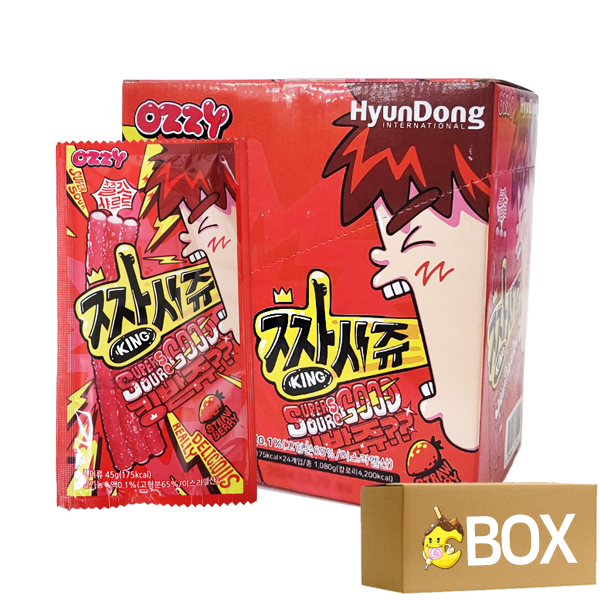 짱시쥬 딸기맛 45g X 24개입 X 4곽 1박스