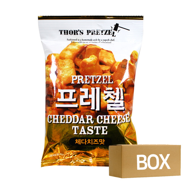 프레첼 체다치즈맛 85g X 18봉 1박스