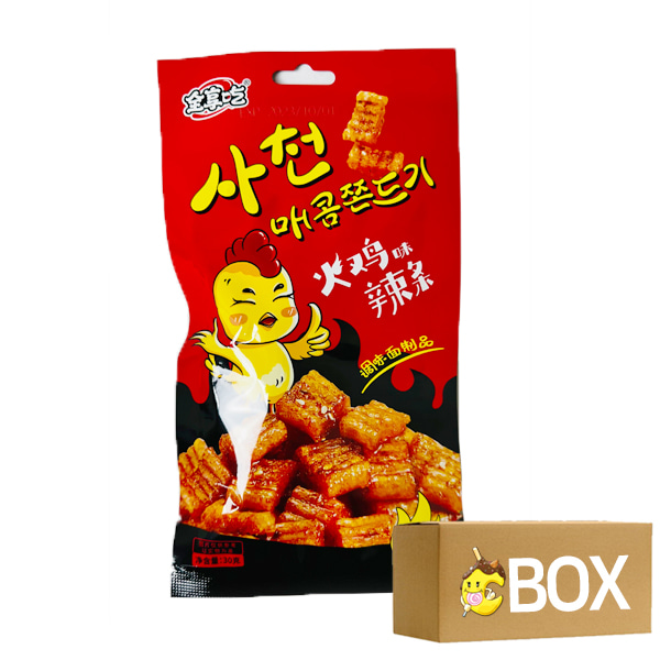 사천 매콤 쫀드기 30g X 30개입 X 6묶음 1박스