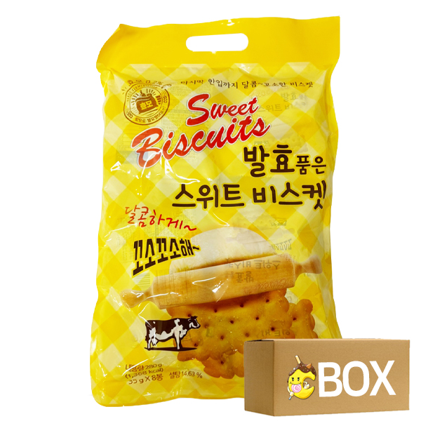 발효품은 스위트 비스켓 280g X 6봉 1박스