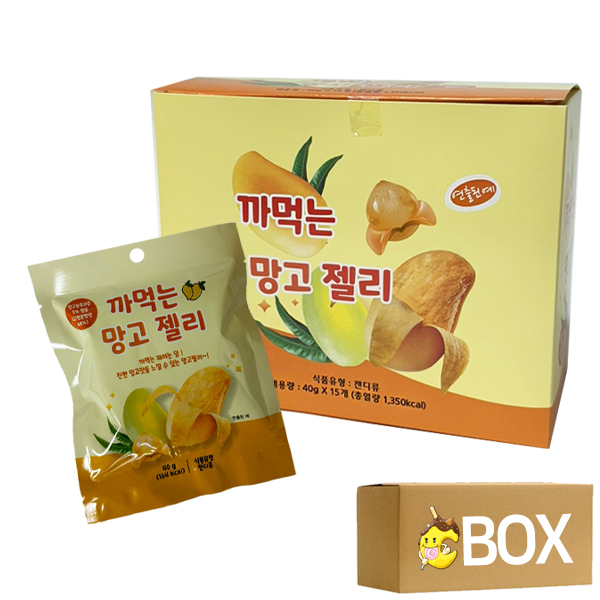 까먹는 망고젤리 40g X 15개입 X 10곽 1박스