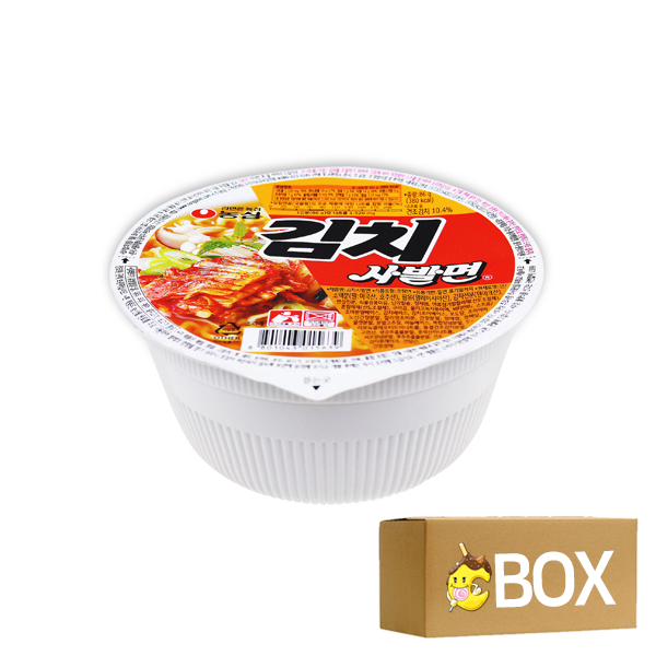 농심 김치 사발면 86g X 24개입 1박스