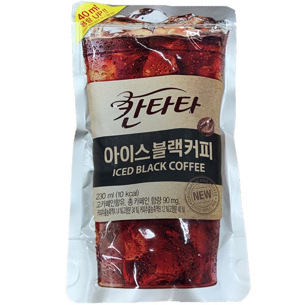 칸타타 아이스 블랙커피 230mlX10개입 1곽