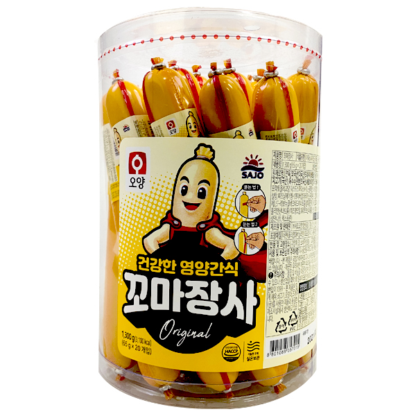 사조오양 꼬마장사 소시지 65g X 20개 1통