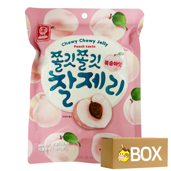 쫄깃쫄깃 찰제리 복숭아맛 150g X 30개입 1박스