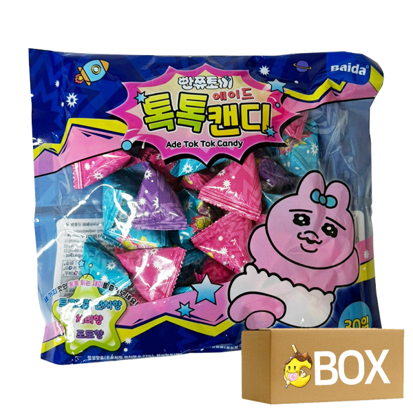 빤쮸토끼 에이드 톡톡 캔디 90g(3gx30개입) X 16봉 1박스