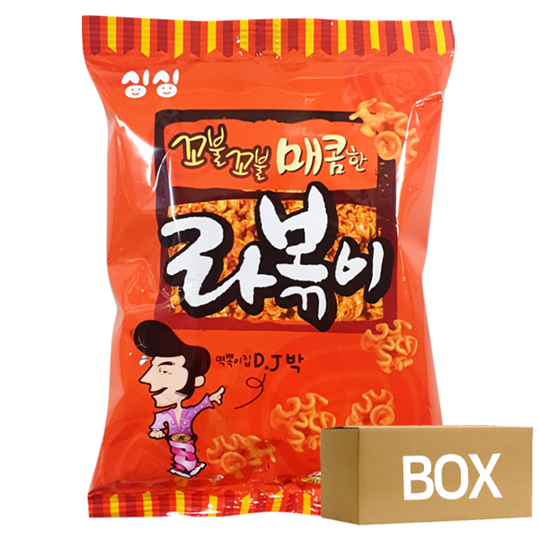 싱싱 매콤한 라볶이 과자 50g X 40봉 1박스