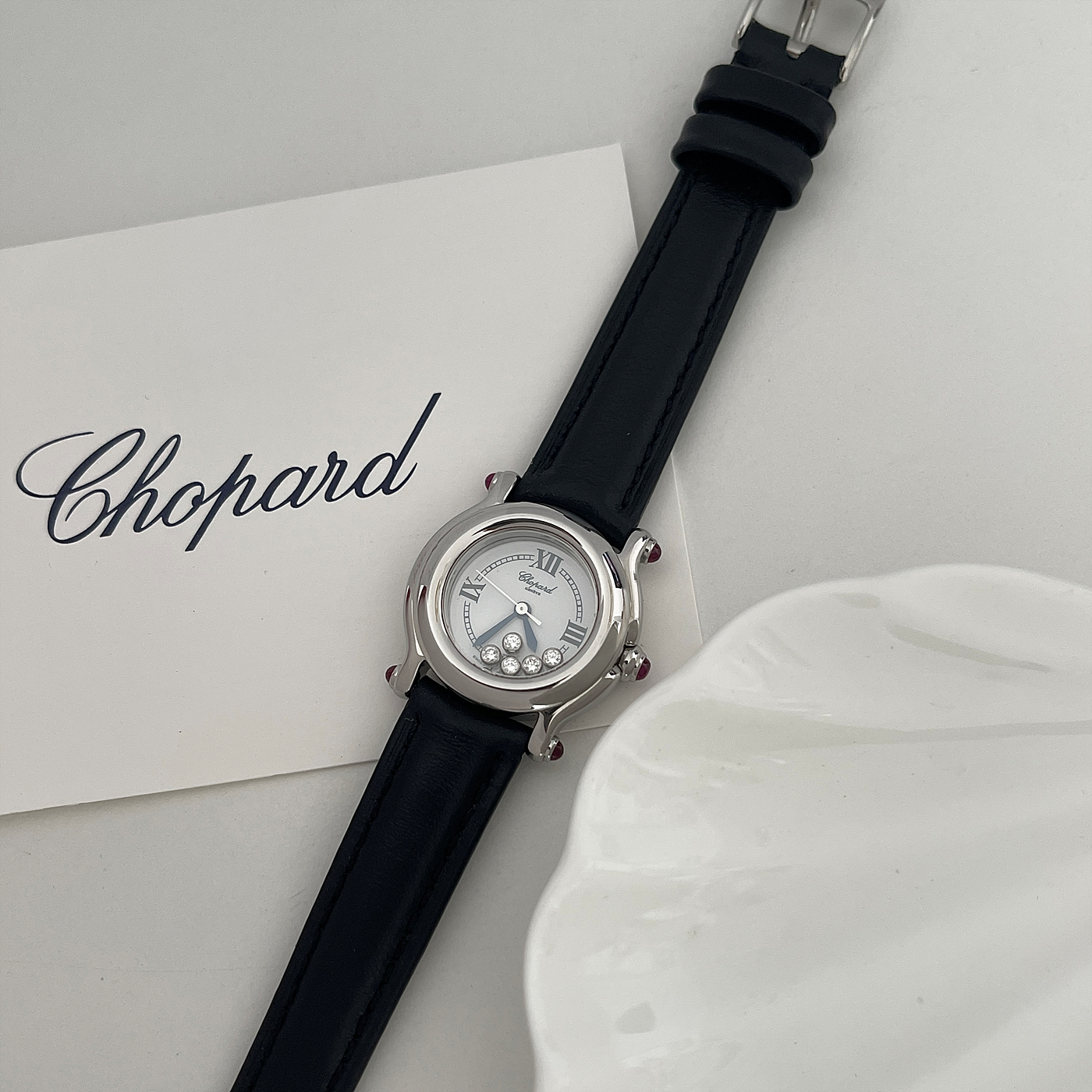 CHOPARD happy sport floating Diamond 5p watch