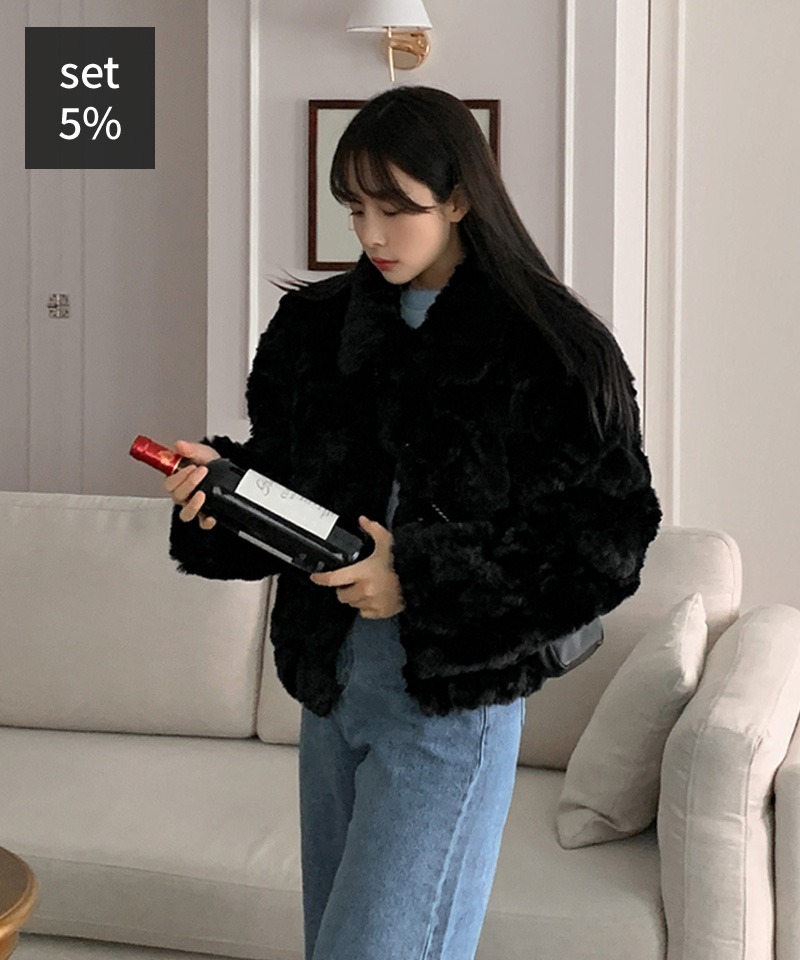 リベルファージャケット+フルムーンパーニット 韓国ファッション通販 ダルトゥ
