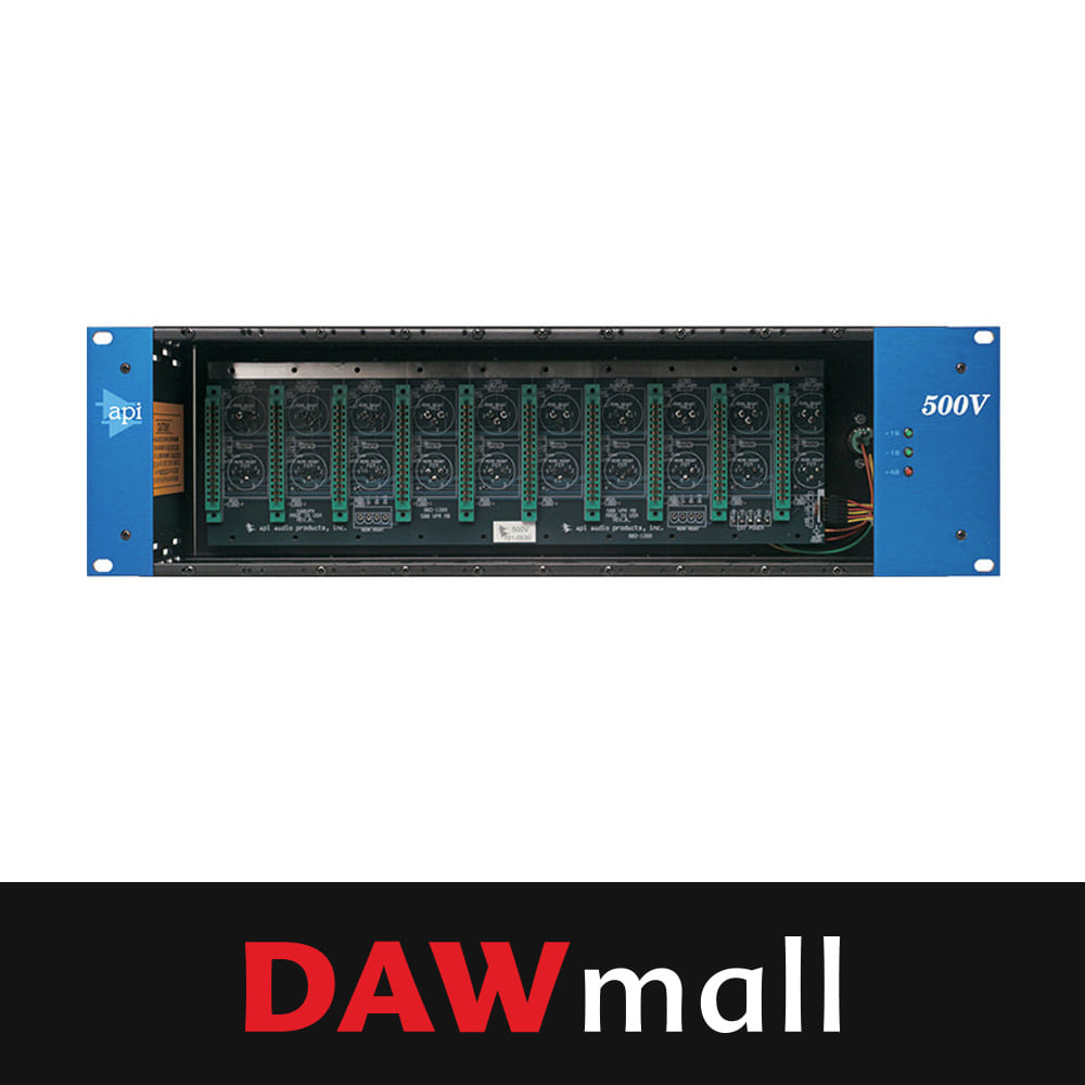 API 500VPR 10 Slot Rack with Power Supply 10슬롯 런치박스 파워 서플라이 500 시리즈