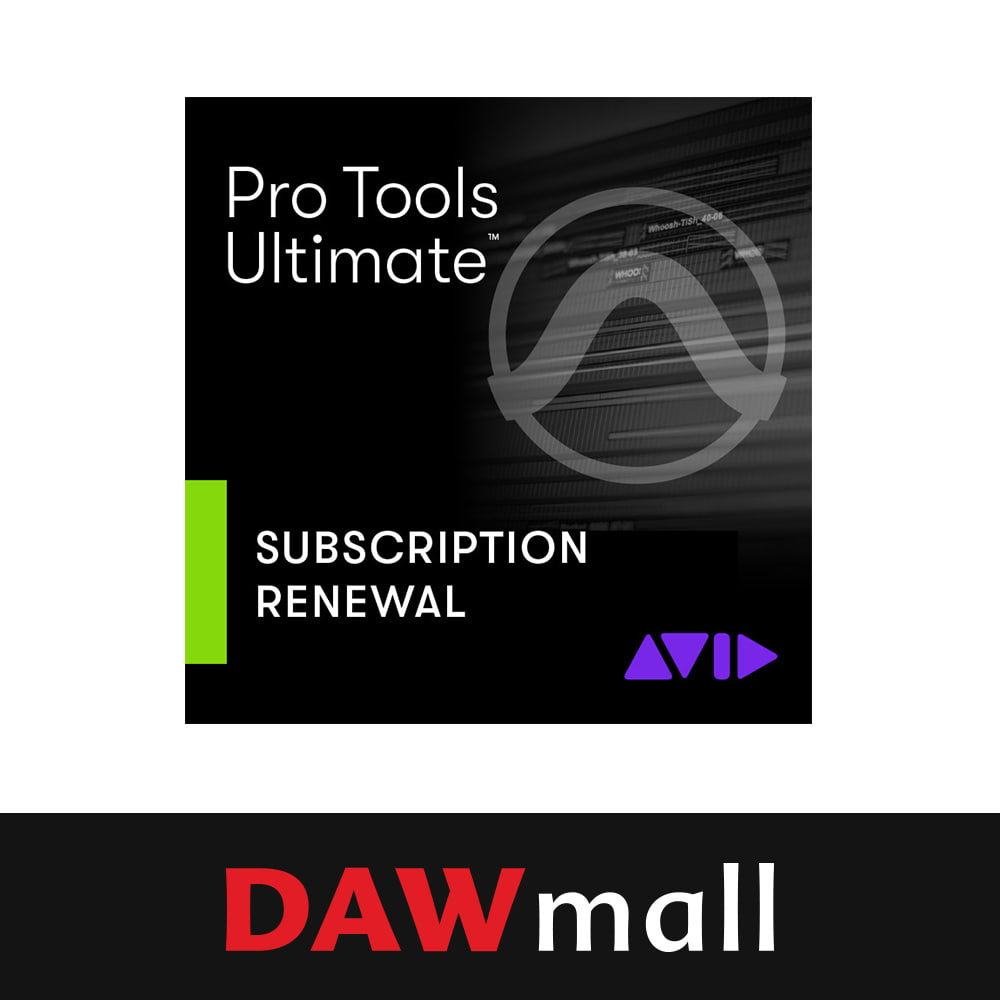 Avid Pro Tools Ultimate Annual Paid Annually Subscription RENEWAL 아비드 프로툴 얼티밋 1년 구독 리뉴얼 (+피규어 키링 증정)