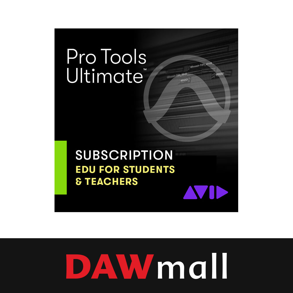 Avid Pro Tools Ultimate Annual Paid Annually Subscription for EDU - NEW 아비드 프로툴 얼티밋 1년 신규 구독 - 교육용 (+피규어 키링 증정)