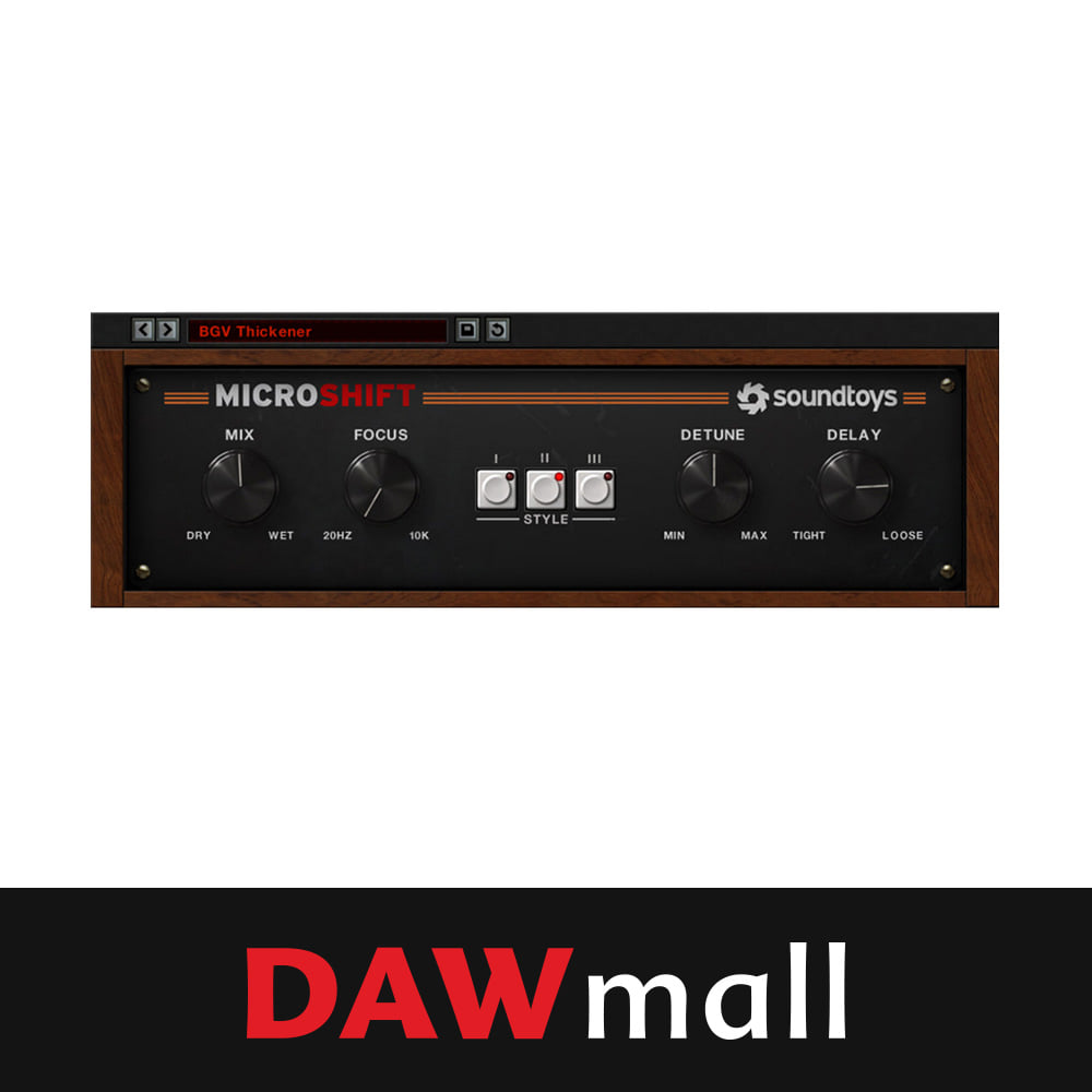 Soundtoys MicroShift 5 사운드토이즈 마이크로쉬프트 (SKU:1043-34:4900)