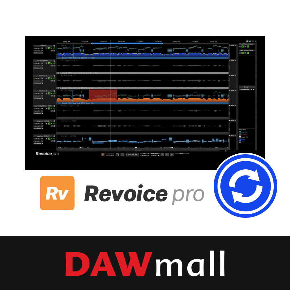 Synchro Arts Revoice Pro 5 Crossgrade from any Synchro Arts product (SKU:1059-23:4900)