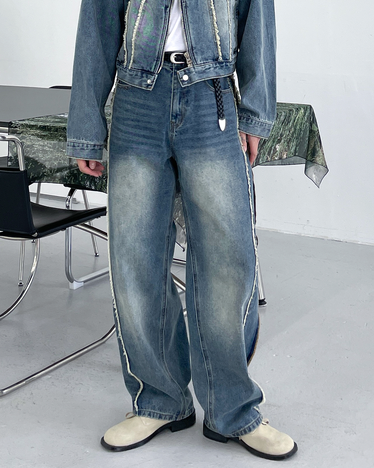 褲子模特兒穿著圖片-S344L15