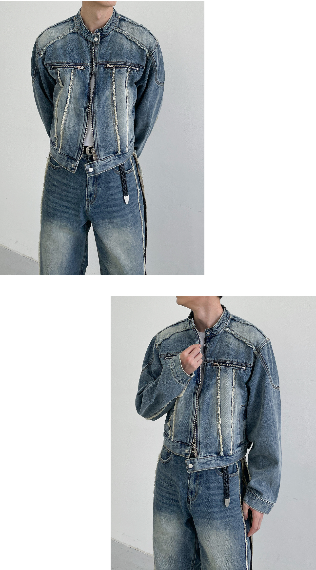 재킷 모델 착용 이미지-S158L8