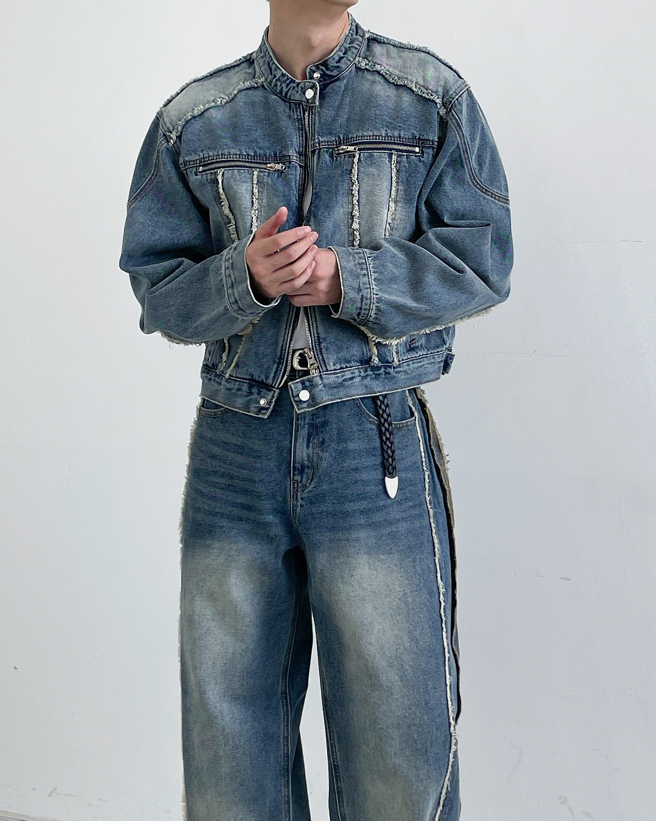 재킷 모델 착용 이미지-S348L18