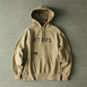 WTAP 더블탭스 퓨어코튼 풀오버 후드티셔츠