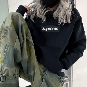 SUPREME 슈프림 박스로고 후드티셔츠(풀라벨)