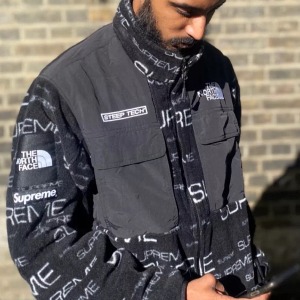 노스페이스 x 슈프림 21FW 플리스 자켓