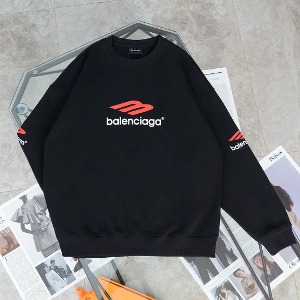 Balenciaga 발렌시아가 빅로고 맨투맨 티셔츠(블랙)