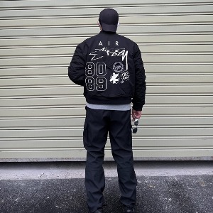 STUSSY 스투시 X 나이키AIR 바시티 자켓