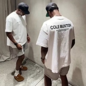 Cole Buxton 백로고 반팔티셔츠