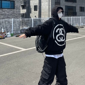 STUSSY 스투시 SS링크 바시티 자켓
