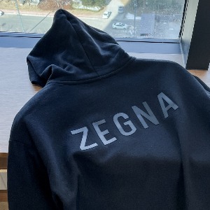 ZEGNA X FOG 제냐 X 피오갓블랙 캐시미어 후드티셔츠