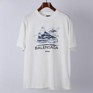 BALENCIAGA 발렌시아가 스니커즈 로고 반팔티셔츠