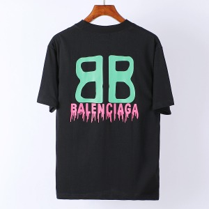 BALENCIAGA 발렌시아가 더블B 가슴로고 반팔티셔츠
