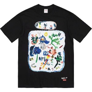 SUPREME x 요지야마모토 프린팅 반팔티셔츠