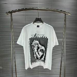 STUSSSY x 메탈헤즈드 30주년 프린팅 반팔티셔츠