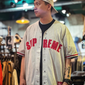 SUPREME 슈프림 24SS BASEBALL 메쉬 티셔츠