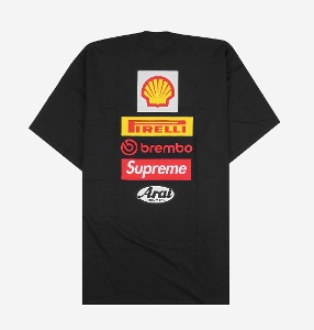 SUPREME 슈프림 X 두카티 로고 반팔티셔츠