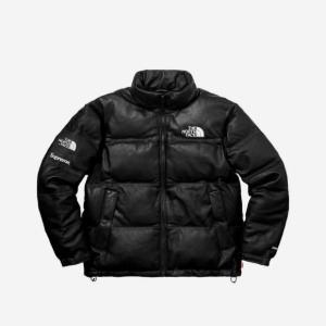 Supreme x North Face 슈프림 스페이스 눕시 레더 패딩