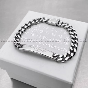 MM6 메종 마르지엘라 클래식 체인 브레이슬릿 팔라듐