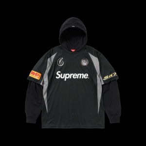 SUPREME 슈프림 후드 사커 셋업(저지, 반바지)