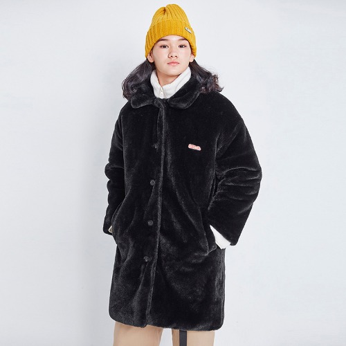 매치글로브 MG8F BASIC FUR COAT(BLACK),DCL스토어,MATCHGLOBE (Woman)